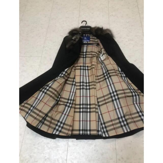 BURBERRY BLUE LABEL(バーバリーブルーレーベル)の美品♡高級ファー付きトレンチコート♡バーバリーブルーレーベル レディースのジャケット/アウター(トレンチコート)の商品写真