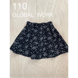 グローバルワーク(GLOBAL WORK)のグローバルワーク　　コーデュロイ花柄スカート　インナーパンツ付き(スカート)