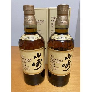 サントリー - サントリー 山崎12年 700ml箱付き 2本セットの通販 by