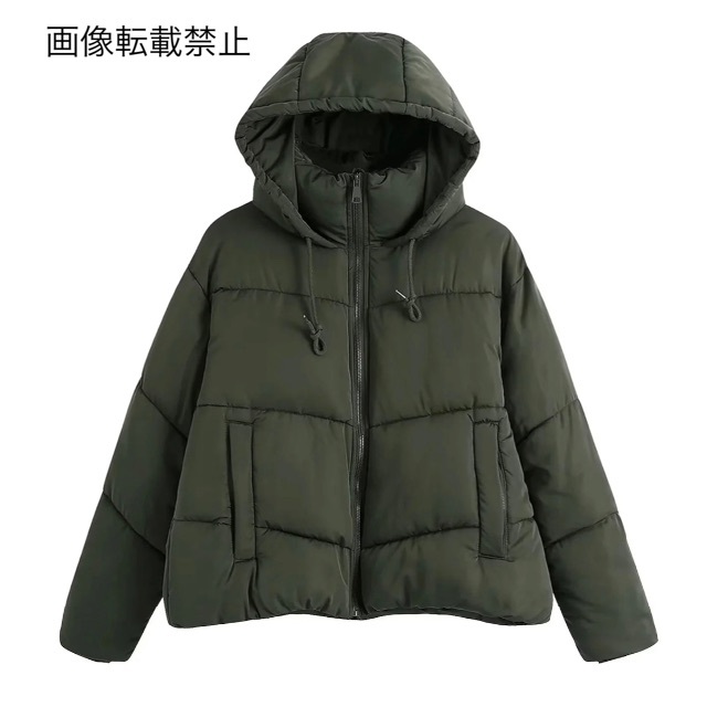 10月新作9459◆khaki カーキ ダウンコート