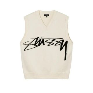 ステューシー(STUSSY)のSTUSSY ニットベスト L(ベスト)