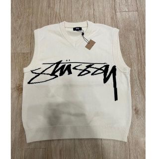 割引中！ stussy ニットベスト 男女兼用 L