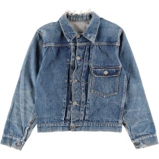 リーバイス(Levi's)の古着 40年代 リーバイス Levi's 506XX ファースト1st 前期 針刺しシンチバック デニムジャケット Gジャン レディースXS ヴィンテージ /eaa238374(Gジャン/デニムジャケット)