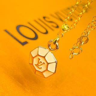 ルイヴィトン(LOUIS VUITTON)の【ルイヴィトン】モノグラムネックレス　純銀製の金18Kコーティングチェーン(ネックレス)