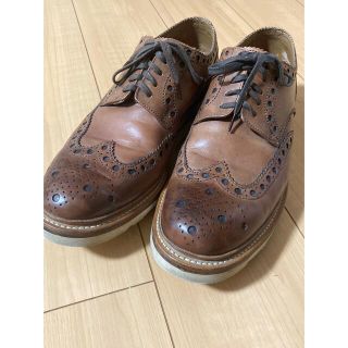 トリッカーズ(Trickers)のGRENSON 美品 ウイングチップ UK9.5 28.5cm 革靴(ドレス/ビジネス)