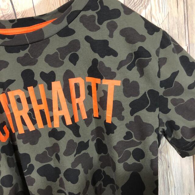 carhartt(カーハート)の『迷彩』90s 古着 カーハート グリーン Tシャツ 文字ロゴ Carhartt メンズのトップス(Tシャツ/カットソー(半袖/袖なし))の商品写真