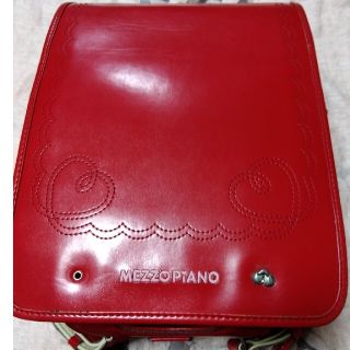 メゾピアノ(mezzo piano)のお値下げ。メゾピアノランドセル、赤色、中古品(ランドセル)