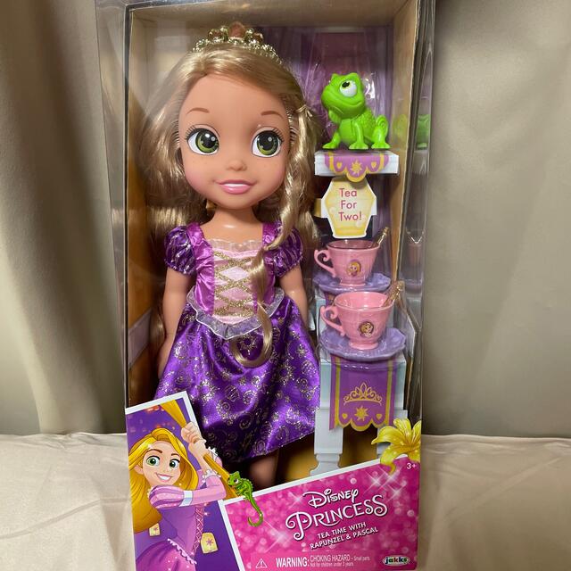 Disney(ディズニー)の＊値下げ【ラプンツェル👸🏼🦎💜】 エンタメ/ホビーのおもちゃ/ぬいぐるみ(キャラクターグッズ)の商品写真