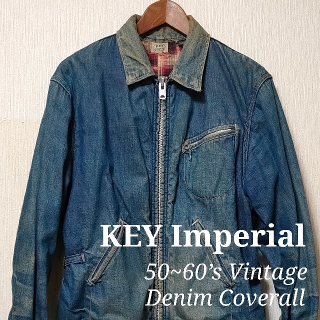 ヴィンテージ KEY imperial 60's 中綿 デニムカバーオール | www
