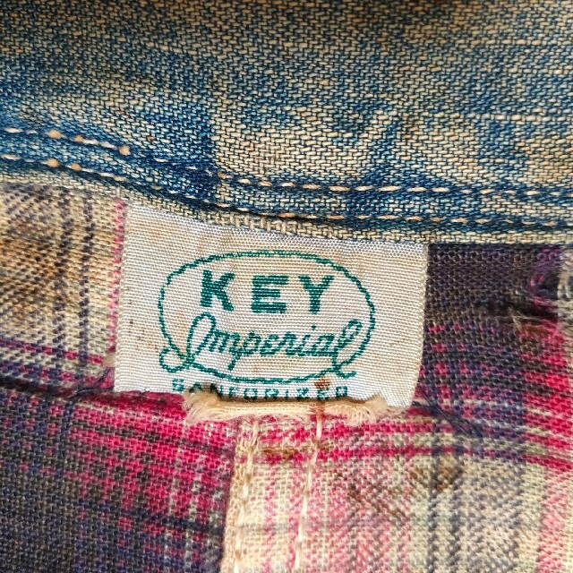 ヴィンテージ KEY imperial 60’s 中綿 デニムカバーオール