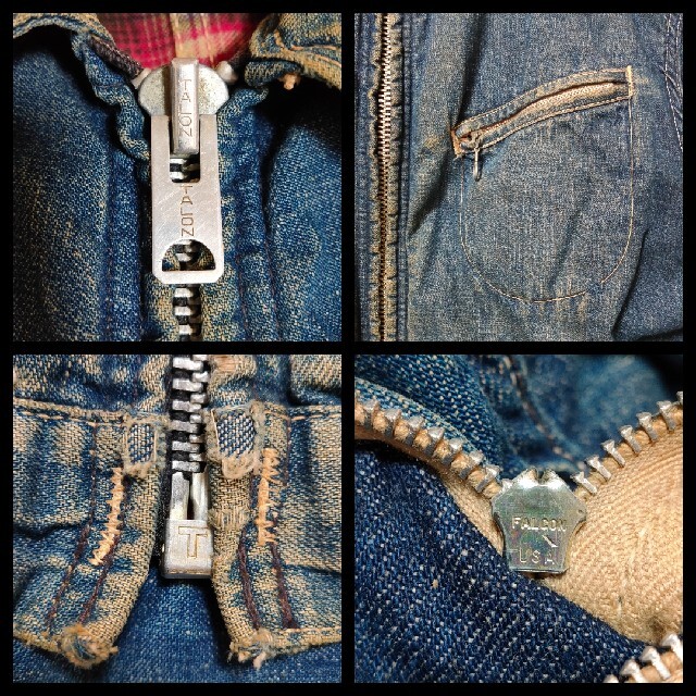 ヴィンテージ KEY imperial 60’s 中綿 デニムカバーオール メンズのジャケット/アウター(カバーオール)の商品写真