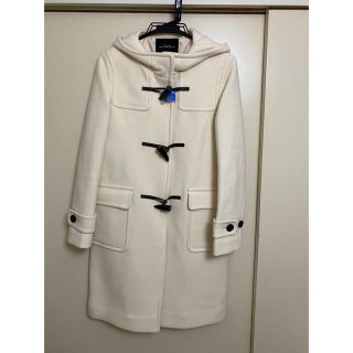 ユナイテッドアローズグリーンレーベルリラクシング(UNITED ARROWS green label relaxing)の【値下げ！美品】ユナイテッドアローズ　ダッフルコート  白　ホワイト(ダッフルコート)