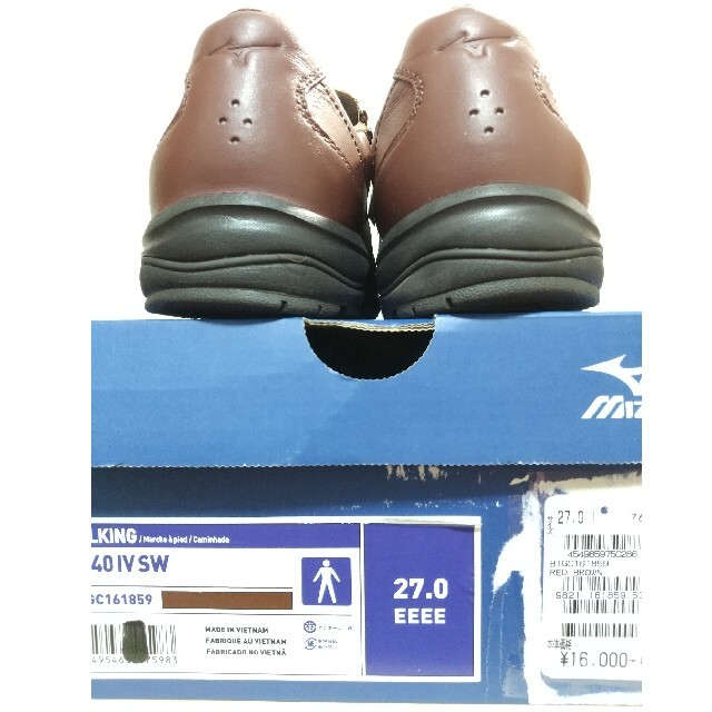 MIZUNO(ミズノ)のミズノ ウォーキングシューズ LD40IV SW ブラウン 27cm メンズの靴/シューズ(スニーカー)の商品写真