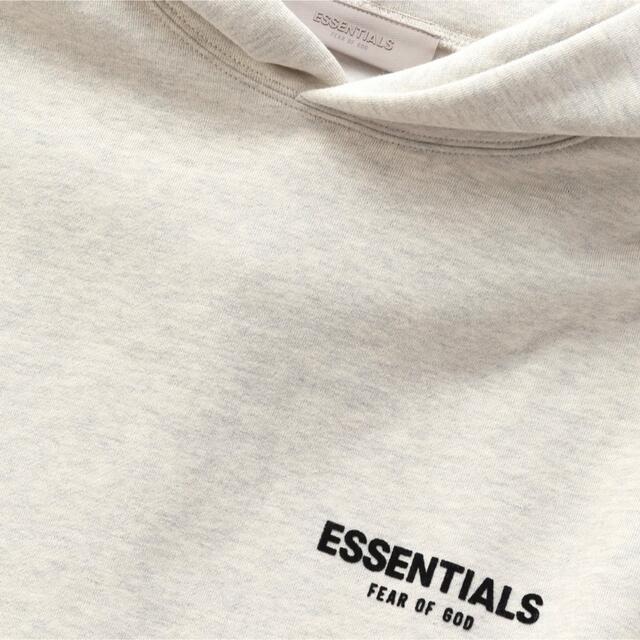 ESSENTIALS BLACK ESS LOGO HOOD エッセンシャルズ