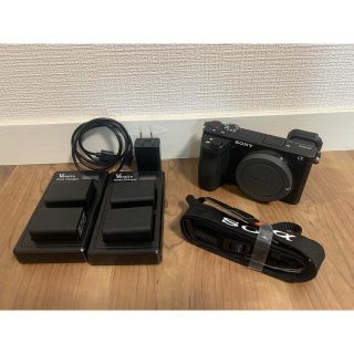 ソニー(SONY)のSONY a6500 ボディ+バッテリー&その他(ミラーレス一眼)