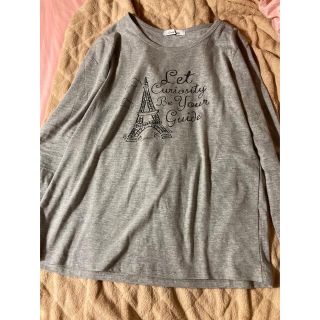 シマムラ(しまむら)の長袖　グレー(Tシャツ/カットソー(七分/長袖))