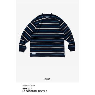 ダブルタップス(W)taps)のwtaps BDY 02/LS COTTON.TEXTILE BLUE L(Tシャツ/カットソー(七分/長袖))