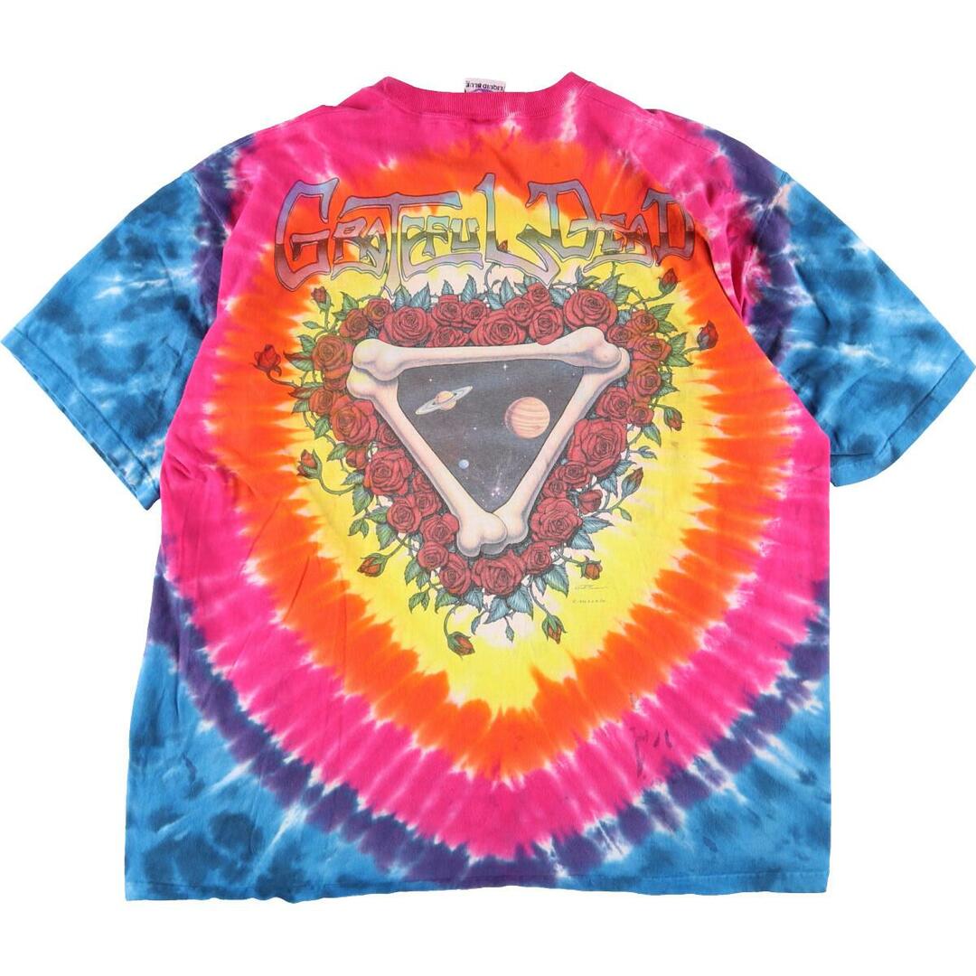 90年代 LIQUID BLUE GRATEFUL DEAD グレイトフルデッド タイダイ柄 バンドTシャツ USA製 メンズXXL ヴィンテージ /eaa237925