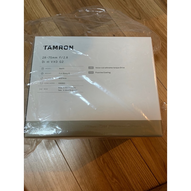 【2個セット】TAMRON 28-75mm F2.8 Di III VXD G22875mm最大径x長さ