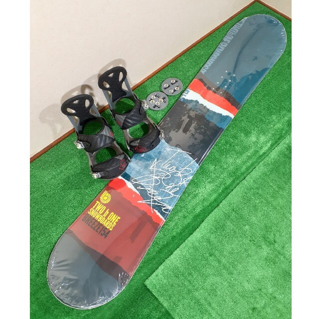 ボードTWO b ONE SNOWBOARDS(新品)×ビンディングBURTONMISSION年式