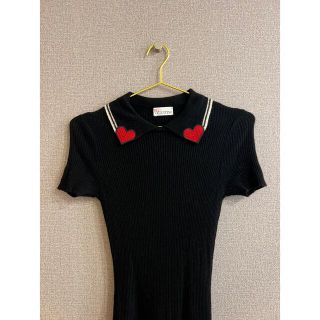 レッドヴァレンティノ(RED VALENTINO)のREDVALENTINO ニットワンピース(ひざ丈ワンピース)