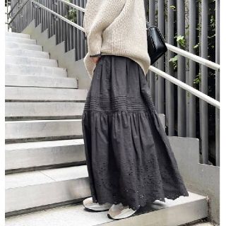 スピックアンドスパン レーススカート ロングスカート/マキシスカート ...