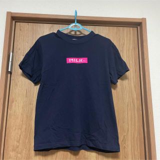 ミルクフェド(MILKFED.)のMILKFED 半袖　ネイビー　Tシャツ(Tシャツ(半袖/袖なし))