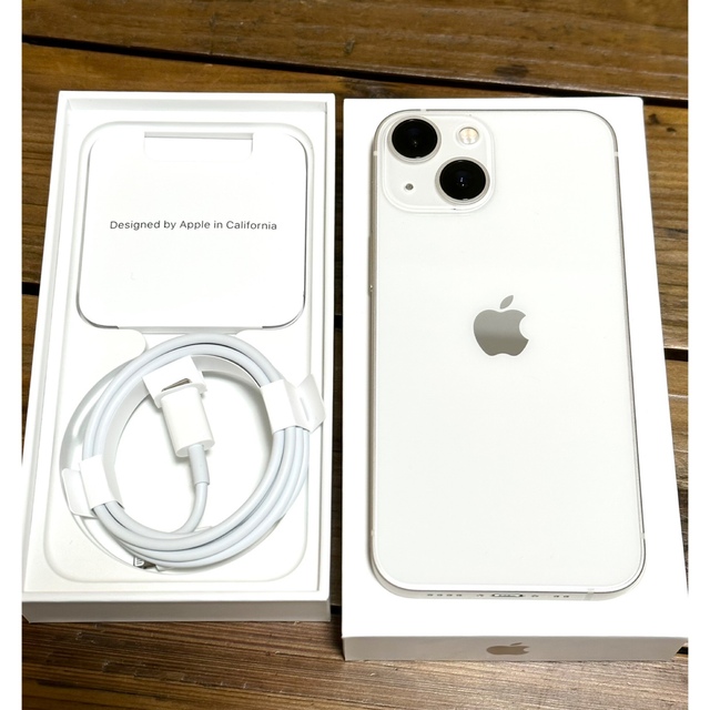 【値下中】iPhone13mini SIMフリー　128GB スターライト