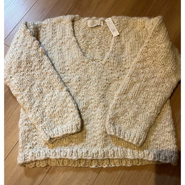 ニット/セーターt. japan　v neck hand knit