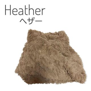 ヘザー(heather)の【ほぼ新品】Heather ヘザー ファースヌード ネックウォーマー(スヌード)