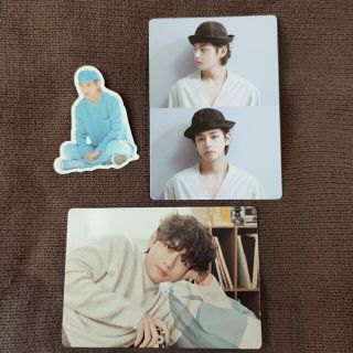 ボウダンショウネンダン(防弾少年団(BTS))のBTS MERCH BOX 3 7 フォトカード、ステッカーセット V(アイドルグッズ)