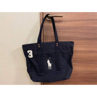 ポロラルフローレン(POLO RALPH LAUREN)のPOLO RALPH LAURENトートバッグ/キャンバス/ネイビー/41381(トートバッグ)