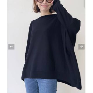 アパルトモンドゥーズィエムクラス(L'Appartement DEUXIEME CLASSE)の新品☆　アパルトモン　B/N Volume Knit　ネイビー(ニット/セーター)