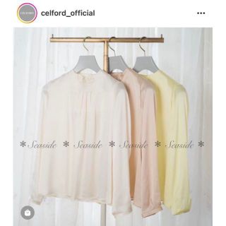 CELFORD - 美品 セルフォード シルクブラウス 定価21,000円