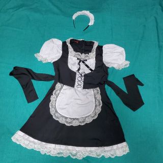 仮装用 メイド服 (スタジオA&T)(衣装一式)