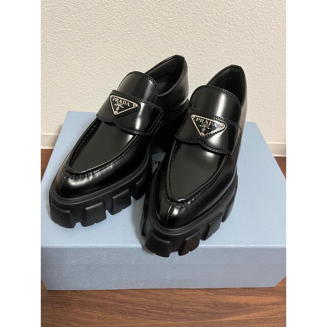 PRADA 厚底 ローファー モノリス 23cm | gkcsu.org