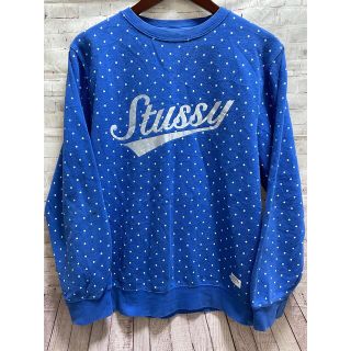 ステューシー(STUSSY)の☆STUSSY ステューシー　ドット柄　スウェット　トレーナー　ストリート　古着(スウェット)