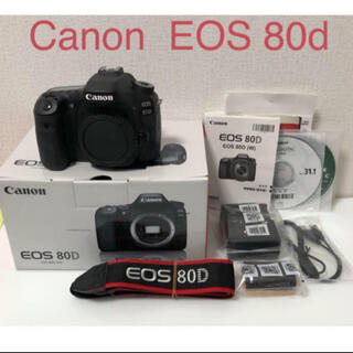 キヤノン(Canon)のcanon eos 80D ボディ(デジタル一眼)