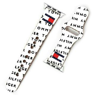 トミーヒルフィガー(TOMMY HILFIGER)のApple Watch バンド ベルト　トミーヒルフィガー(レザーベルト)