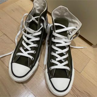 コンバース(CONVERSE)のCONVERSE オールスター MADE IN JAPAN 23.5 オリーブ(スニーカー)