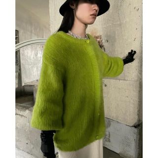 アメリヴィンテージ(Ameri VINTAGE)の2WAY MOHAIR SHAGGY KNIT(カーディガン)