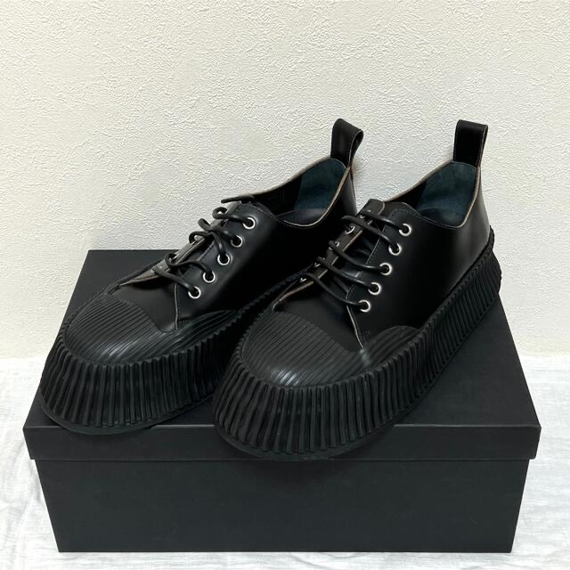 ★新品未使用★JIL SANDER スニーカー ブラック 40サイズ靴/シューズ