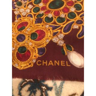 シャネル(CHANEL)のシャネル　大判コットンストール(ストール/パシュミナ)