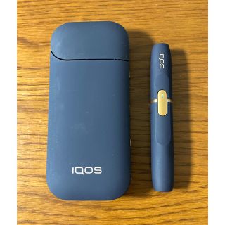 iQOS 2.4 PLUS ポケットチャージャー ホルダー セット ネイビー(タバコグッズ)