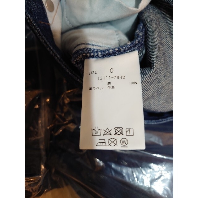 13111-7342状態新品　SECOND DENIM PANTS　　インディゴ　サイズ0