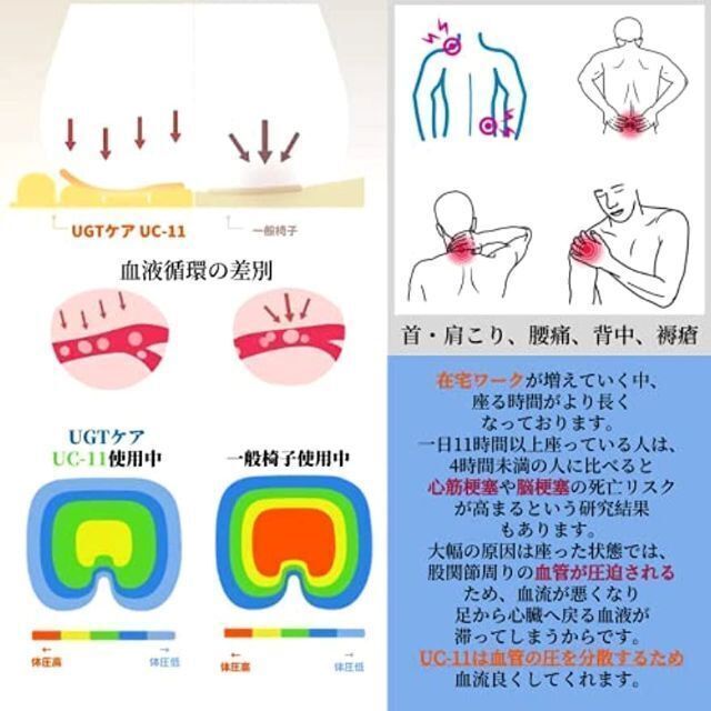 【2275】エアクッション インテリア/住まい/日用品のインテリア小物(クッション)の商品写真