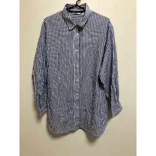 ユニクロ(UNIQLO)の【オシャレさん必見♪】UNIQLO　ユニクロ　ストライプシャツ　長袖　トップス(Tシャツ(長袖/七分))