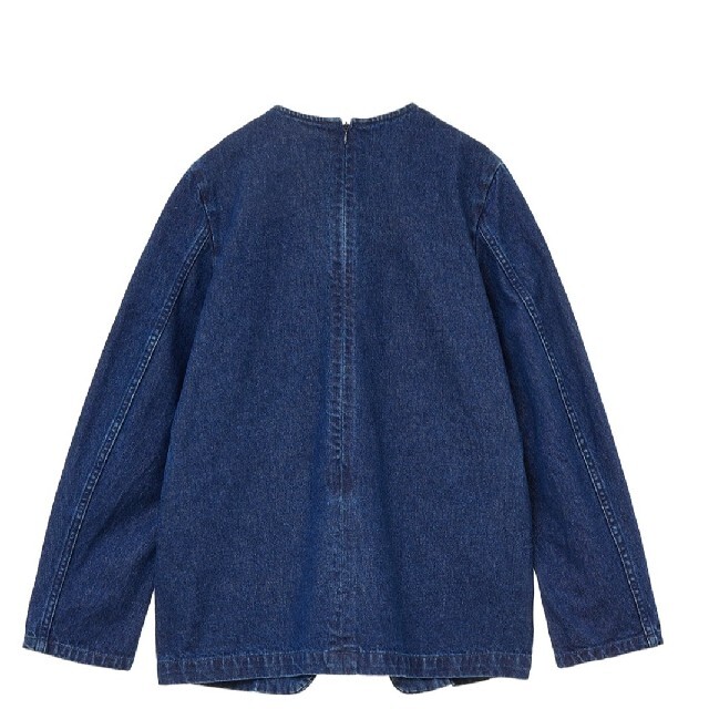 CLANE(クラネ)の新品　JACKET PULLOVER DENIM TOPS　インディゴ　サイズ2 レディースのジャケット/アウター(Gジャン/デニムジャケット)の商品写真