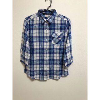 ユニクロ(UNIQLO)の【オシャレな配色☆】UNIQLO　ユニクロ　トップス　七分袖　チェックシャツ(シャツ/ブラウス(長袖/七分))