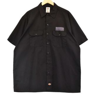 ディッキーズ(Dickies)の古着 ディッキーズ Dickies 半袖 ワークシャツ メンズXL /eaa244109(シャツ)